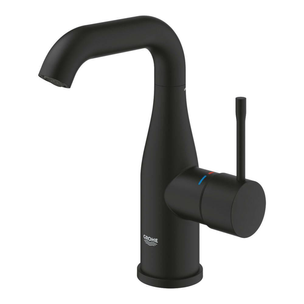 Grohe Essence mosdócsaptelep M - es méret, leeresztő nélkül, szín: phantom black (24176KF1)