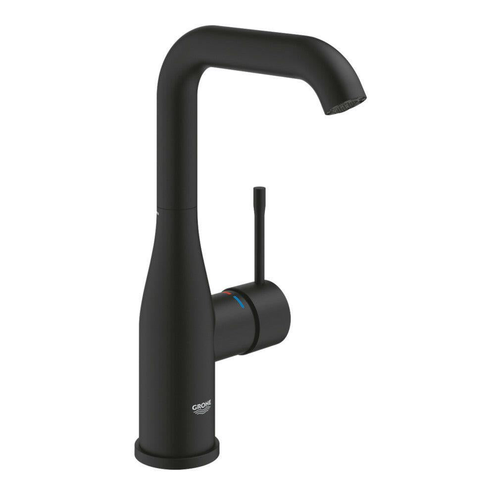 Grohe Essence mosdócsaptelep L - es méret, leeresztő nélkül, szín: phantom black (24177KF1)