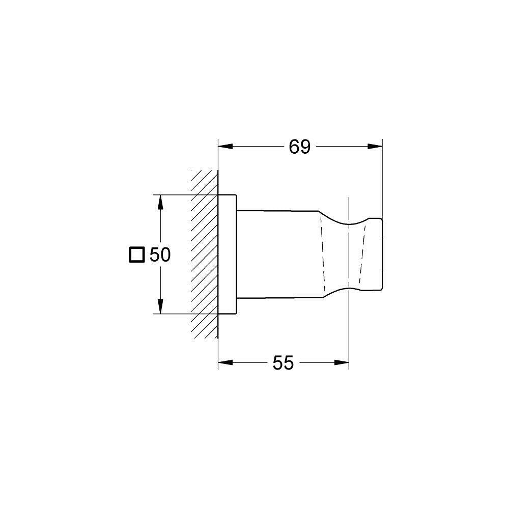 Grohe Rainshower kézizuhany fali tartó (27075000)