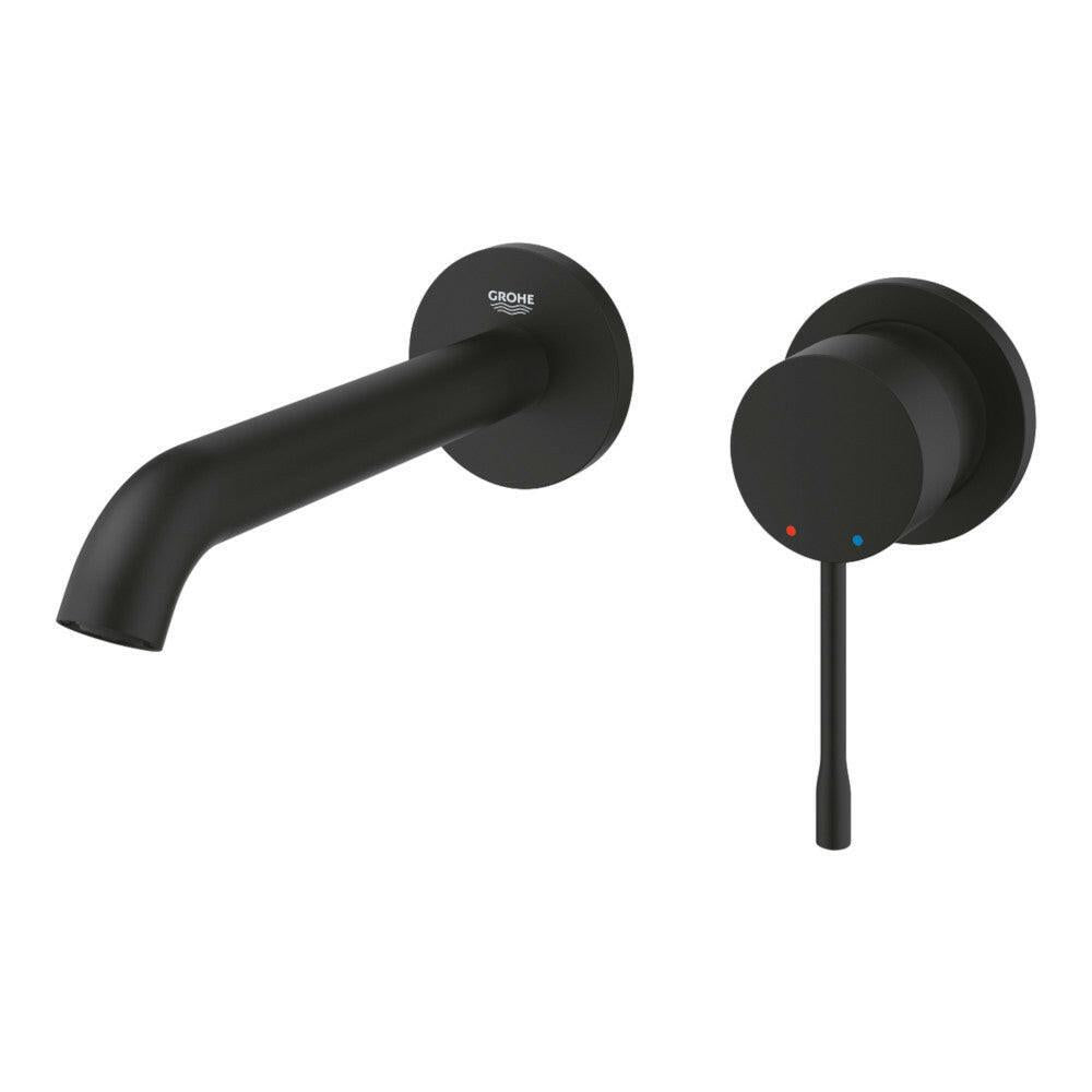 Grohe Essence mosdócsaptelep, fali, 2 - lyukas, M - es méret, szín: phantom black (29192KF1)