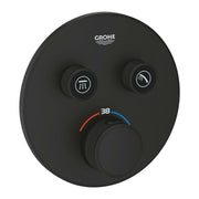 Grohe Grohtherm SmartControl termosztátos keverő, 2 - utas váltóval, szín: phantom black (29507KF0)