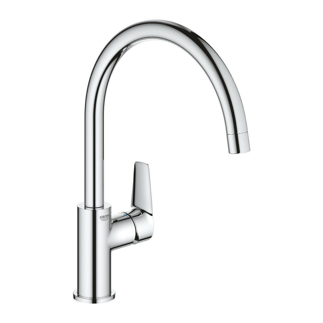 Grohe Bauedge mosogatócsaptelep álló magas kifolyóval (31367001)