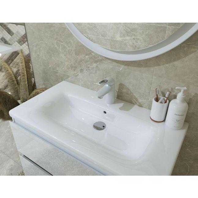 Grohe Eurostyle mosdó csaptelep fehér Automata Pop - up leeresztőgarnitúrával (33558LS3)