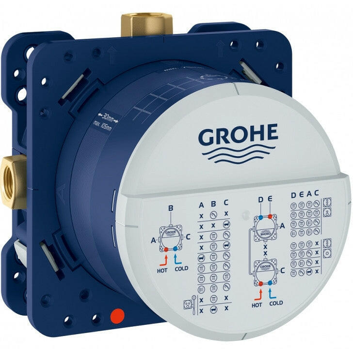 Grohe Smartcontrol termosztátos falsík alatti zuhany csomag, szögletes dizájn-4