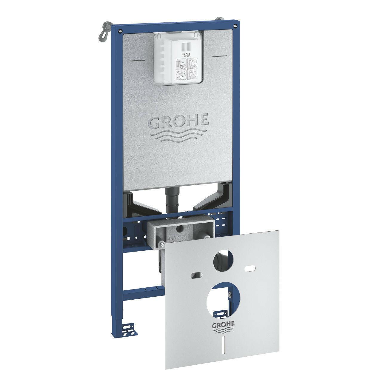 Grohe Rapid SLX 3 - az - 1 - ben WC szett, WC - tartály rögzítőkészlettel és zajcsökkecstővel, Grohe mellénnyel (39598000)