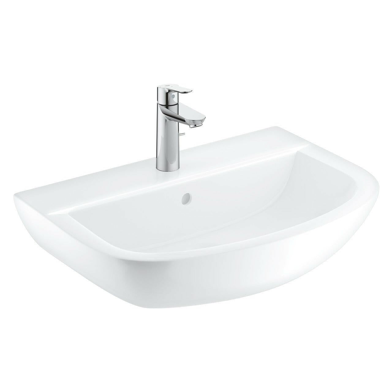 Grohe Bau Ceramic mosdókagyló garnitúra 55 + BauEdge mosdócsaptelep (39643000)