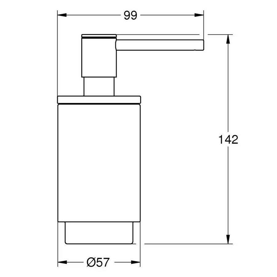 Grohe Selection szappanadagoló, szín: phantom black-2