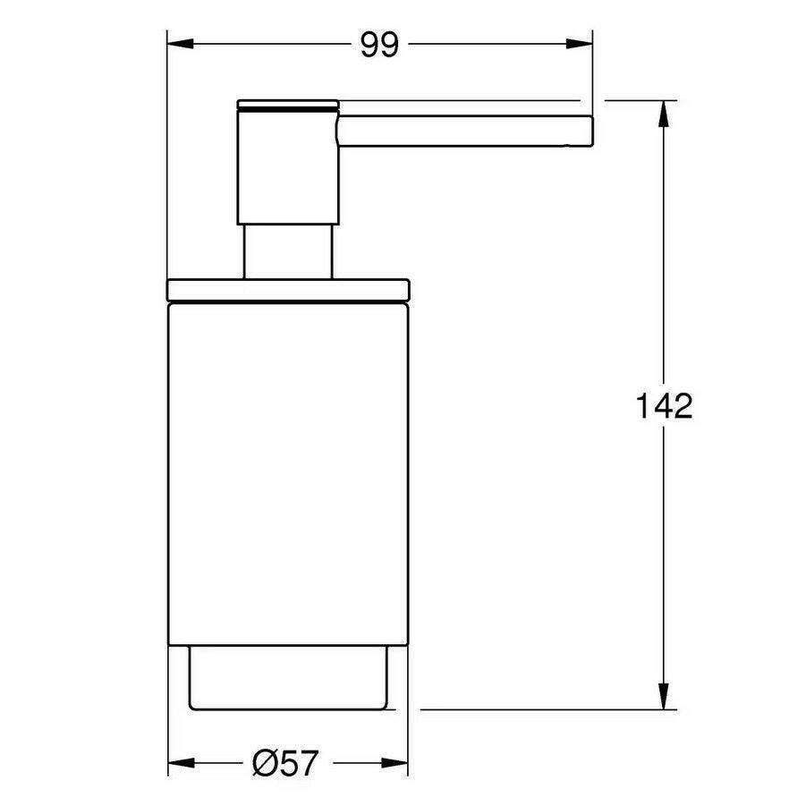 Grohe Selection szappanadagoló, szín: phantom black (41218KF0)