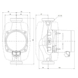 GRUNDFOS ALPHA3 25-60 180 1x230V 50Hz 6H-1