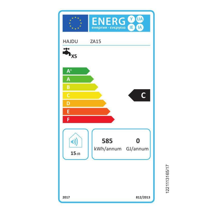 Hajdu ZA - 15 elektromos forróvíztároló alsós 15 literes (2111311767)