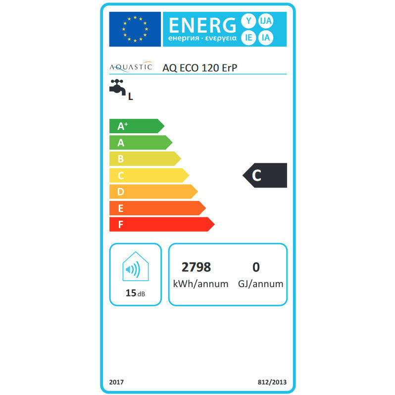 Hajdu Aquastic AQ ECO 120 Erp, függőleges forróvítároló, 120 literes-2