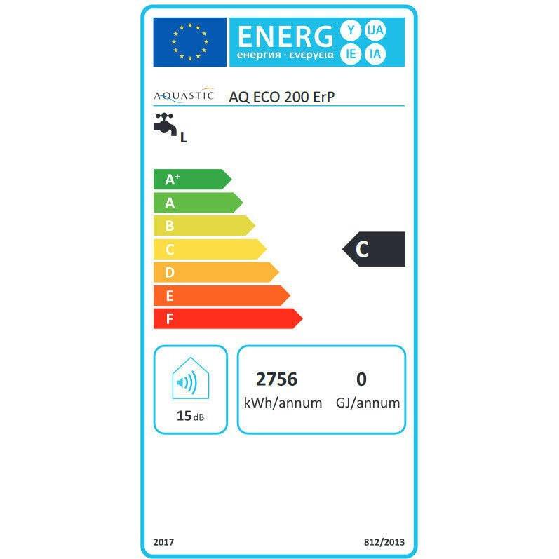 Hajdu Aquastic AQ ECO 200 Erp, függőleges forróvíztároló, 200 literes