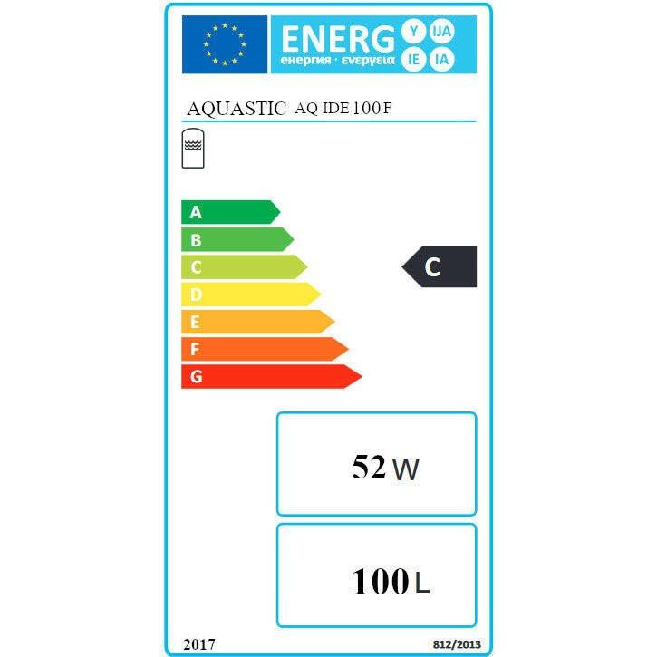 Hajdu Aquastic AQ IDE 100F fali indirekt tároló, elektromos pótfűtéssel