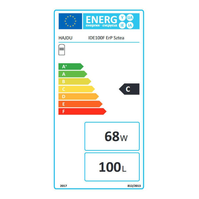 Hajdu IDE100F ERP Sztea Fali 1 hőcserélős indirekt tároló, szteatitos (2141931640)