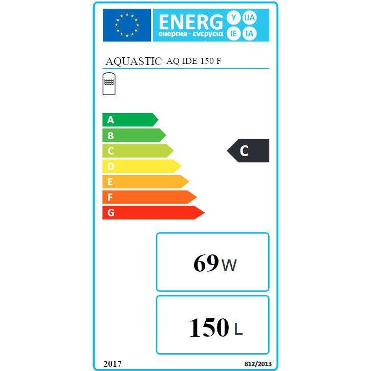 Hajdu Aquastic AQ IDE 150F fali indirekt tároló, elektromos pótfűtéssel