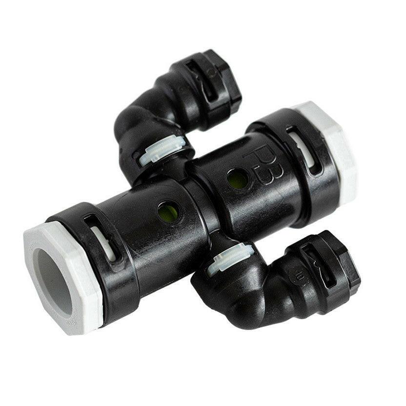 Hakatherm SkyFlow Push Alpex T - idom szűkített kereszt, patkó 20x2 - 10x1,3 szürke (TT - PKP2010G)