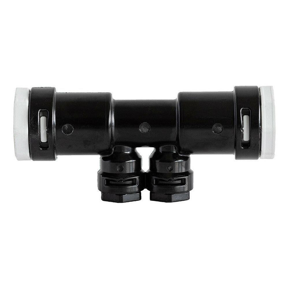 Hakatherm SkyFlow Push Alpex T - idom szűkített dupla 20x2 - 10x1,3 szürke (TT - PTD2010G)