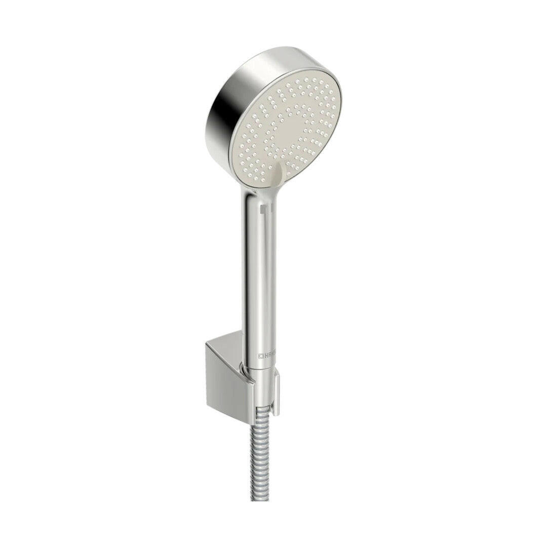 Hansa Basic zuhanytartó szett fix, zuhanygégecső fém 150cm, 3 funkciós zuhanyfejjel-0