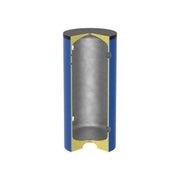 Heizer ACR-1 puffertároló szigeteléssel, glikolos vízre (-10°C +60°C), hőcserélő nélkül, 100l-0