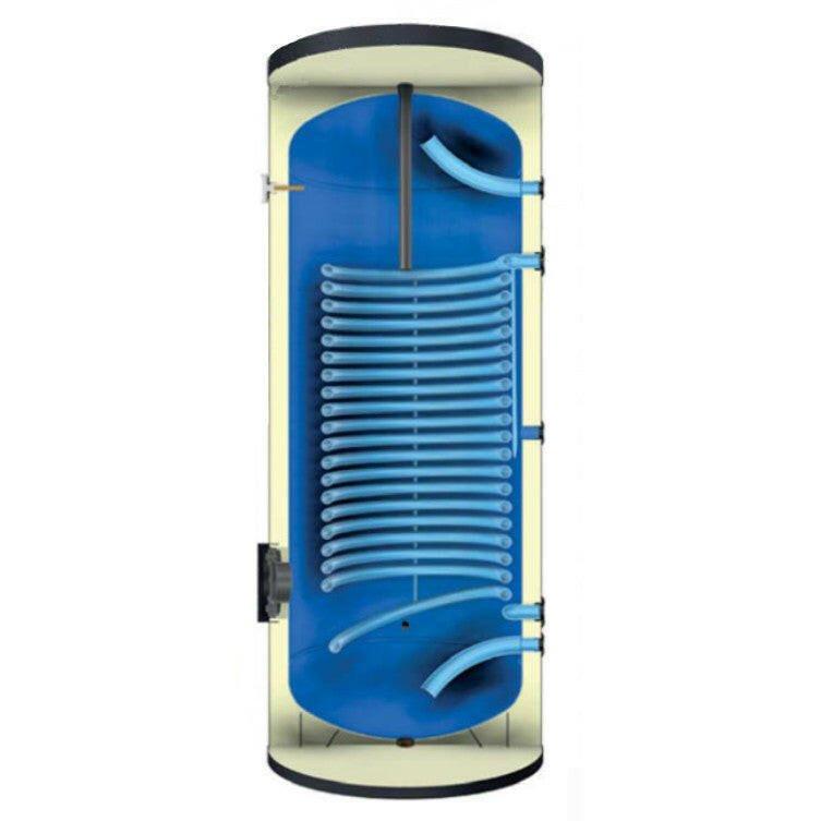 Heizer BSE - 503 indirekt tároló hőszivattyúhoz álló, fix szigetelés, 1 hőcserélő, 500l, 10 bar (BSE503)
