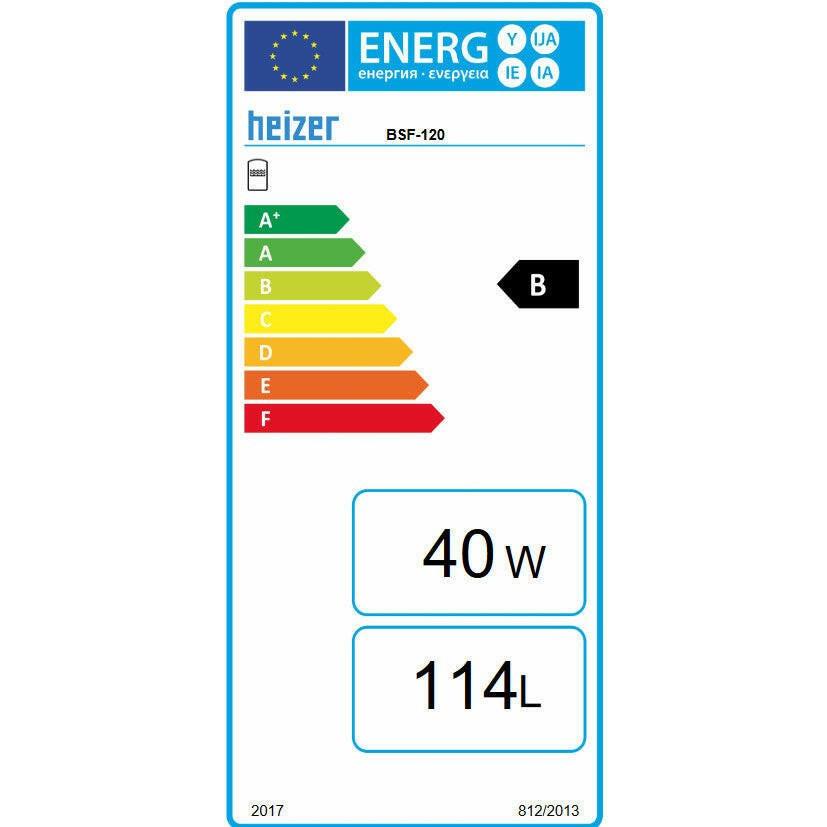 Heizer BSF - 120 indirekt tároló álló, fix szigetelés, kerámia bevonat, 1db hőcserélő, 120l
