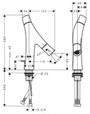 Hansgrohe Axor Starck Organic mosdó csaptelep 80-1