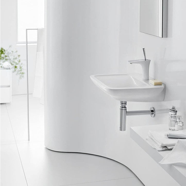 Hansgrohe PuraVida mosdócsaptelep automata lef. fehér/króm - kifutó-3