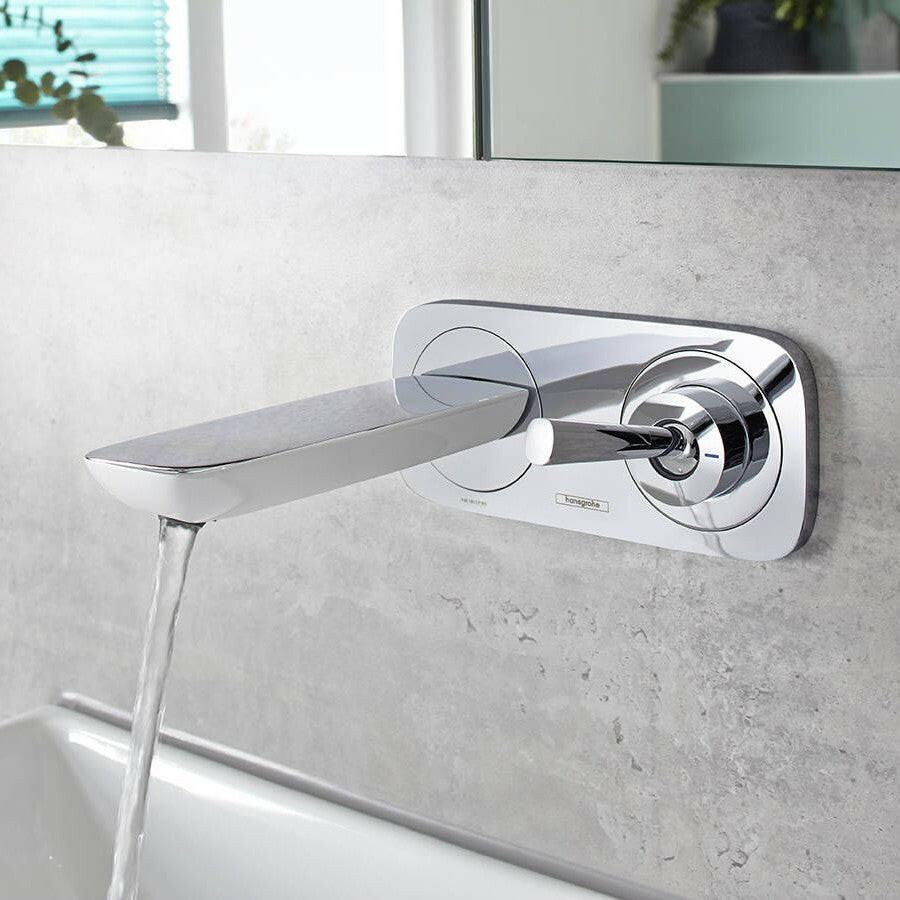 Hansgrohe PuraVida mosdócsaptelep falsík alatti fehér/króm - kifutó