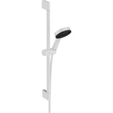 Hansgrohe Pulsify Select Zuhanyszett 105, 3 jet RelAXORation EcoSmart, 65 cm zuhanyrúd, matt fehér-0