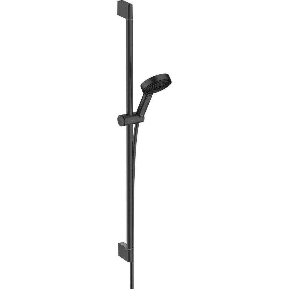 Hansgrohe Pulsify Select Zuhanyszett 105, 3 jet RelAXORation EcoSmart, 90 cm zuhanyrúd, matt fekete