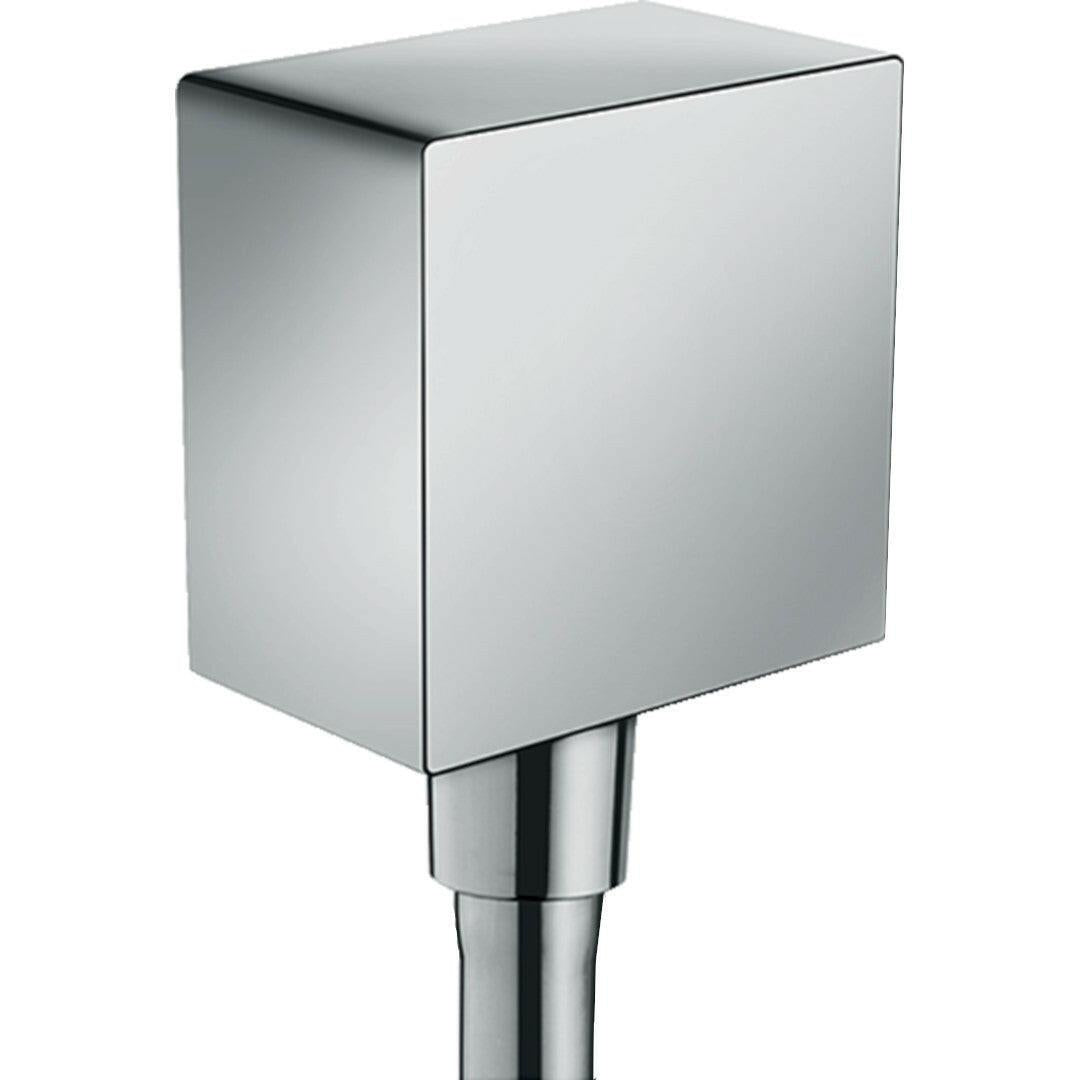 Hansgrohe Fixfit Square fali csatlakozó visszafolyásgátlóval