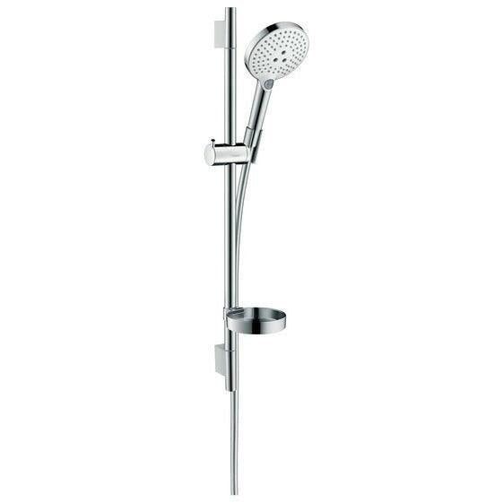 Hansgrohe Raindance Select S 120 3jet kézizuhany/Unica'S Puro 0,65 m - es zuhanyrúd szett fehér/króm (26630400)