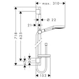 Hansgrohe Raindance Select S 120 Unica'S Puro 65 zuhanyszett f/k-1