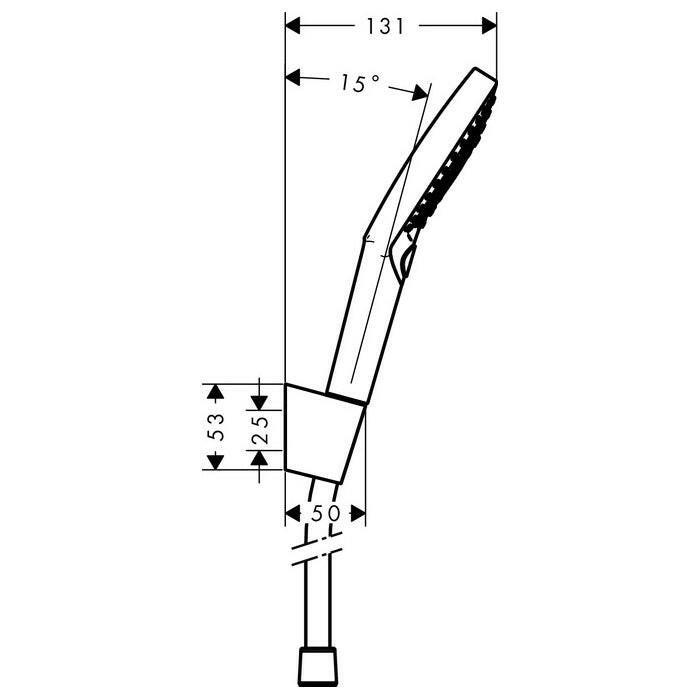Hansgrohe Raindance Select S 120 Porter szett 1,60 m króm (26721000)