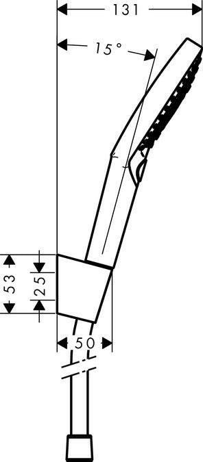 Hansgrohe Raindance Select S 120 3jet/Porter'S kád 15 fehér/króm szett DN (26721400)
