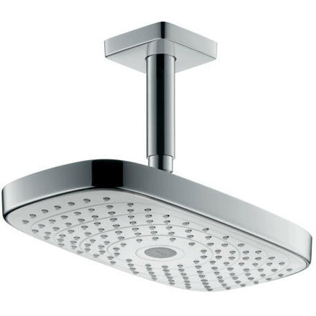 Hansgrohe Raindance Select E 300 2jet fejzuhany, mennyezeti csatlakozóval DN15 fehér/króm-0