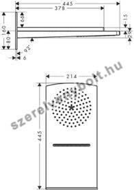 Hansgrohe Raindance Rainfall 180 Air 2jet fejzuhany