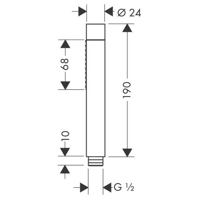 Hansgrohe Axor Starck 2jet kézizuhany-1