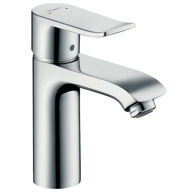 Hansgrohe Metris mosdócsaptelep 110 automata lefolyógarnitúrával