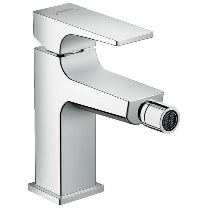 Hansgrohe Metropol bidécsaptelep, push-open lefolyóval, króm-0