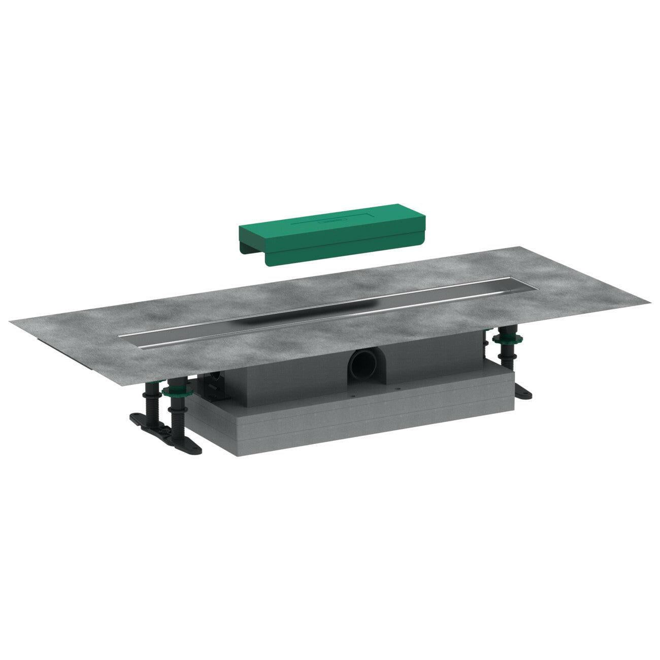 Hansgrohe uBox universal teljes szett lapos telepítéshez - 60 cm, zuhanylefolyó készlethez (56016180)
