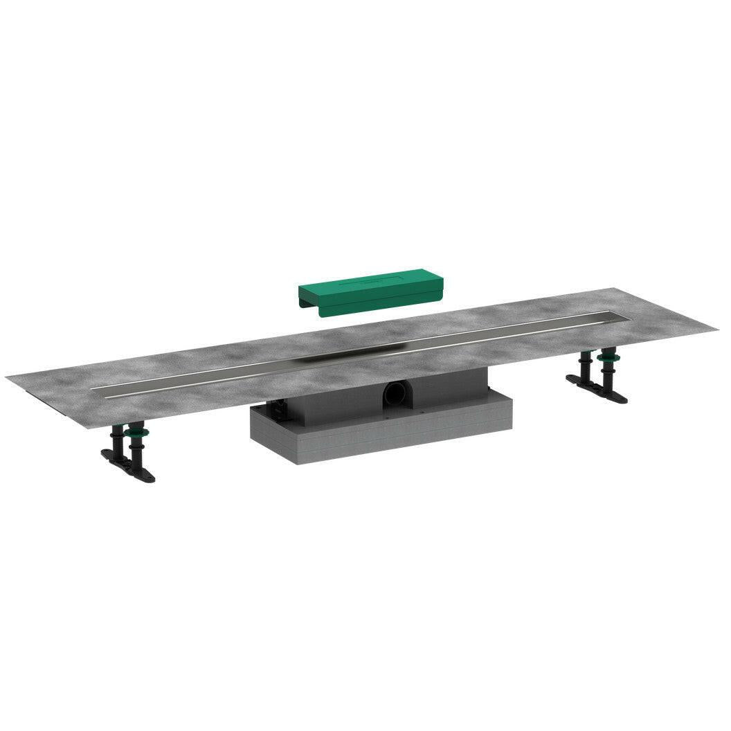 Hansgrohe uBox universal teljes szett lapos telepítéshez - 100 cm, zuhanylefolyó készlethez (56020180)