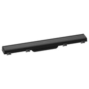 Hansgrohe RainDrain Match zuhanylefolyó színkészlet 60 cm, állítható magasságú keret, fekete (56036610)