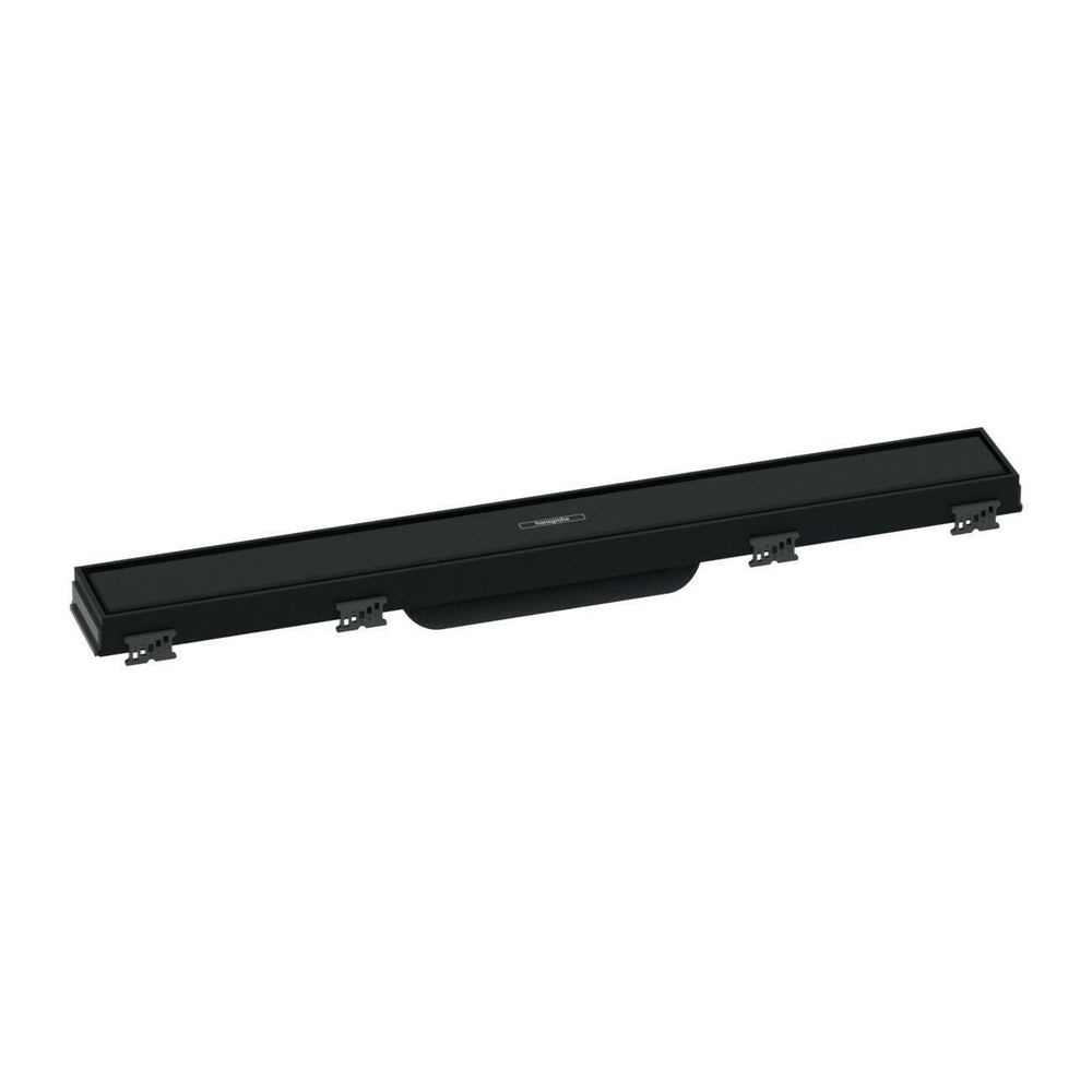 Hansgrohe RainDrain Match zuhanylefolyó színkészlet 60 cm, állítható magasságú keret, matt fekete (56036670)
