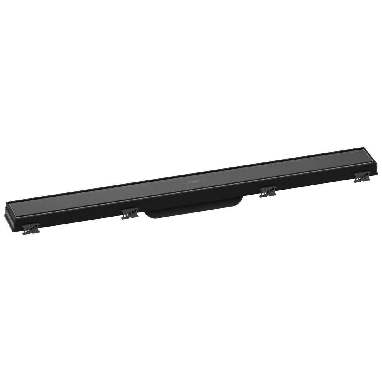 Hansgrohe RainDrain Match zuhanylefolyó színkészlet 70 cm, állítató magasságú keret, fekete (56037610)