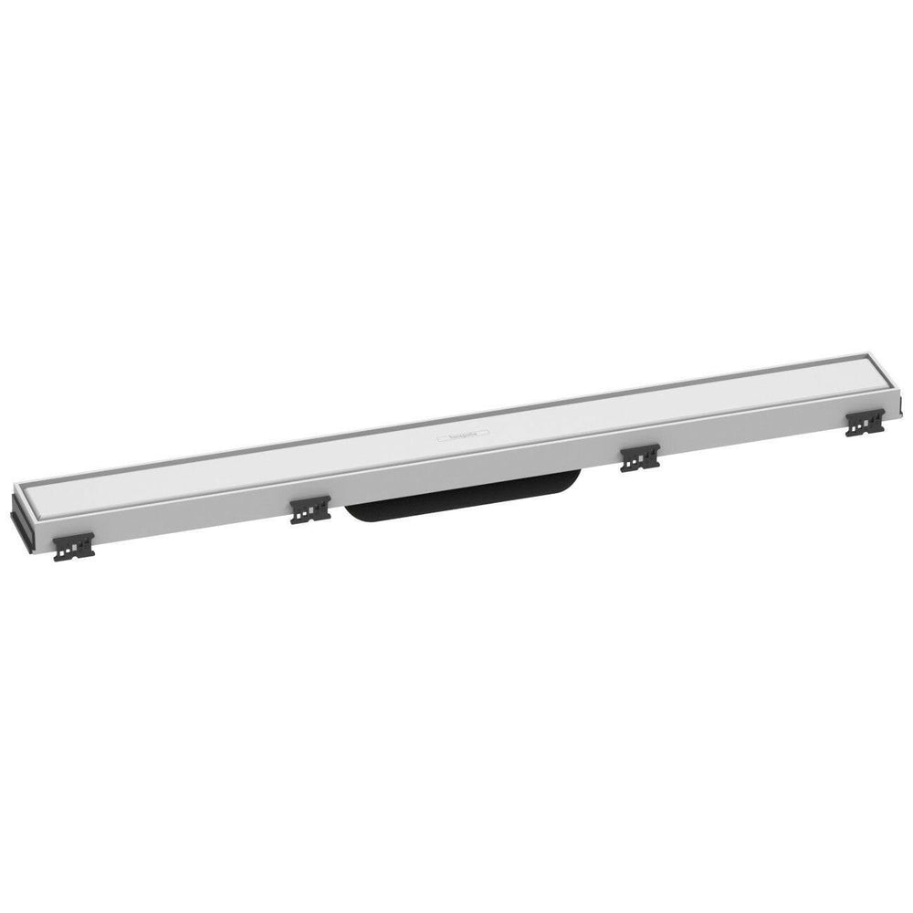 Hansgrohe RainDrain Match zuhanylefolyó színkészlet 70 cm, állítató magasságú keret, matt fehér (56037700)