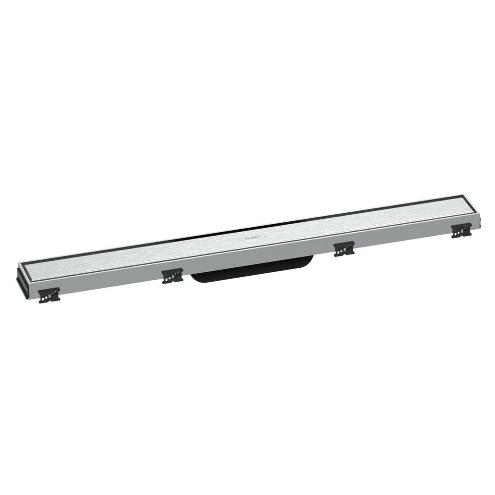 Hansgrohe RainDrain Match zuhanylefolyó színkészlet 70 cm, állítató magasságú keret, szálcsiszolt rozsdamentes acél (56037800)