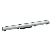 Hansgrohe RainDrain Match zuhanylefolyó színkészlet 70 cm, állítató magasságú keret, szálcsiszolt rozsdamentes acél (56037800)
