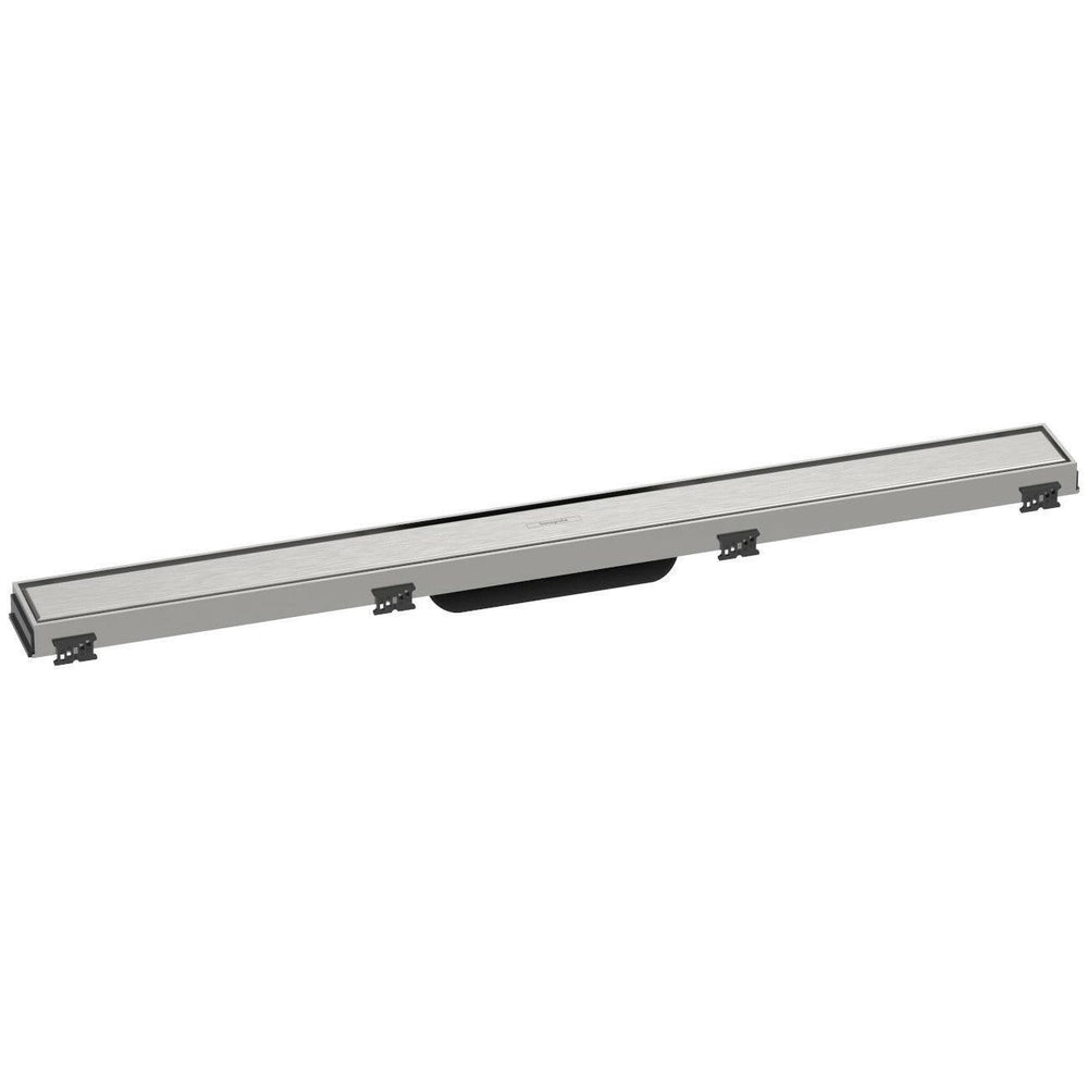 Hansgrohe RainDrain Match zuhanylefolyó színkészlet 80 cm, állítható magasságú keret, szálcsiszolt rozsdamentes acél (56038800)