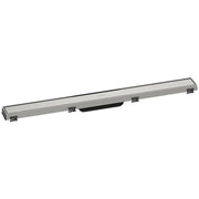 Hansgrohe RainDrain Match zuhanylefolyó színkészlet 80 cm, állítható magasságú keret, szálcsiszolt rozsdamentes acél (56038800)